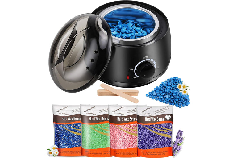 Wax Heater Kit – Hair Removal with Wax Pouches