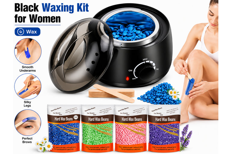 Wax Heater Kit – Hair Removal with Wax Pouches