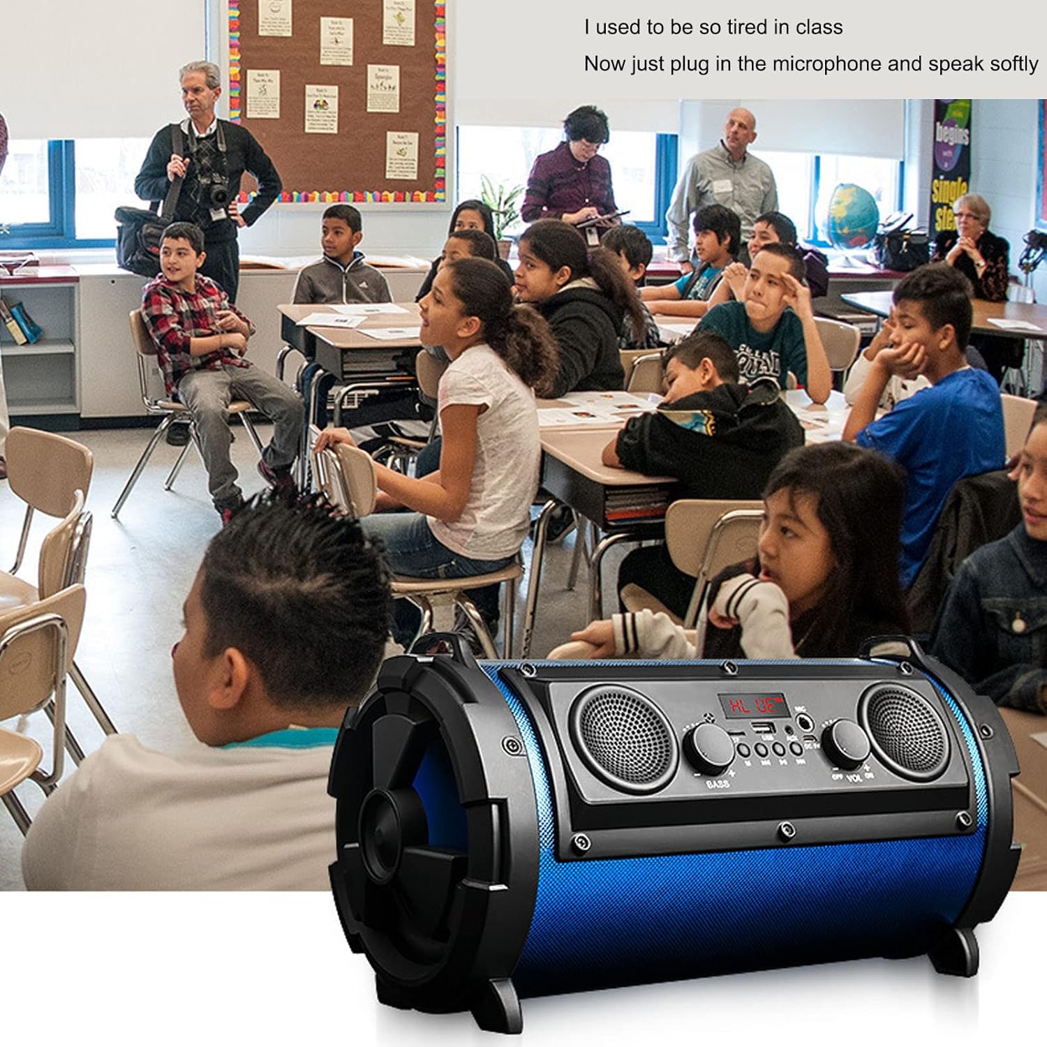 Heavy bass rechargeable Bluetooth speaker