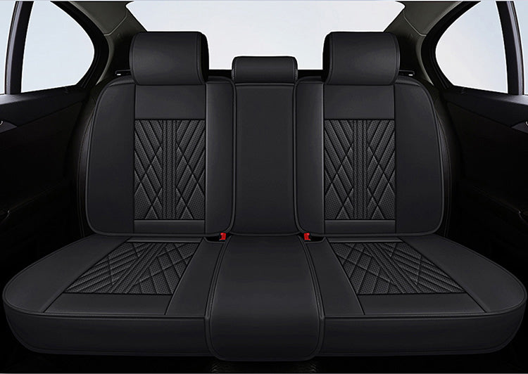 Luxury Universal Car Seat Covers – Leather + Sponge, Full Set, 100% Fit