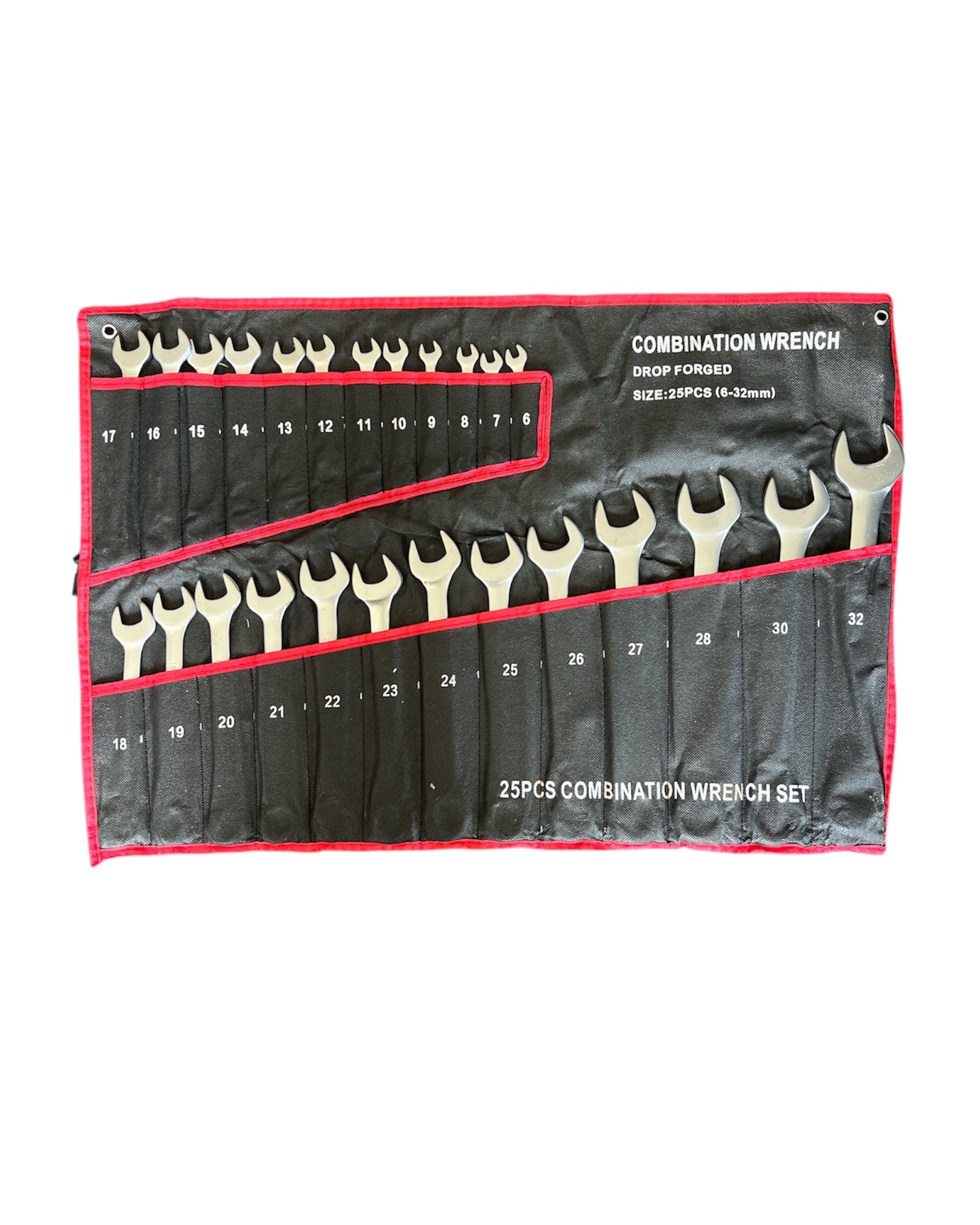 25-Piece Combination Wrench Set (6–32mm)