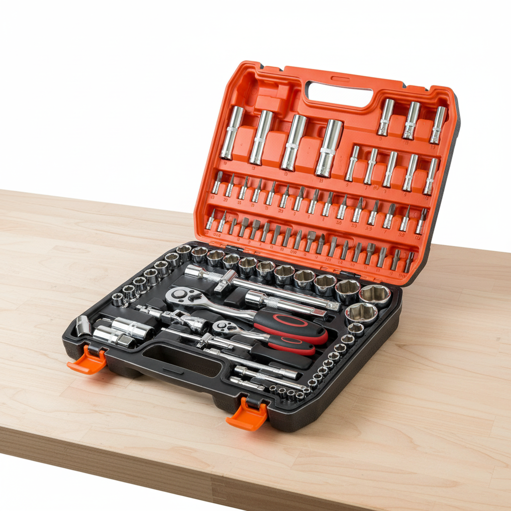 94-Piece Chrome Vanadium Socket & Bit Set – 1/4" & 1/2" Drive
