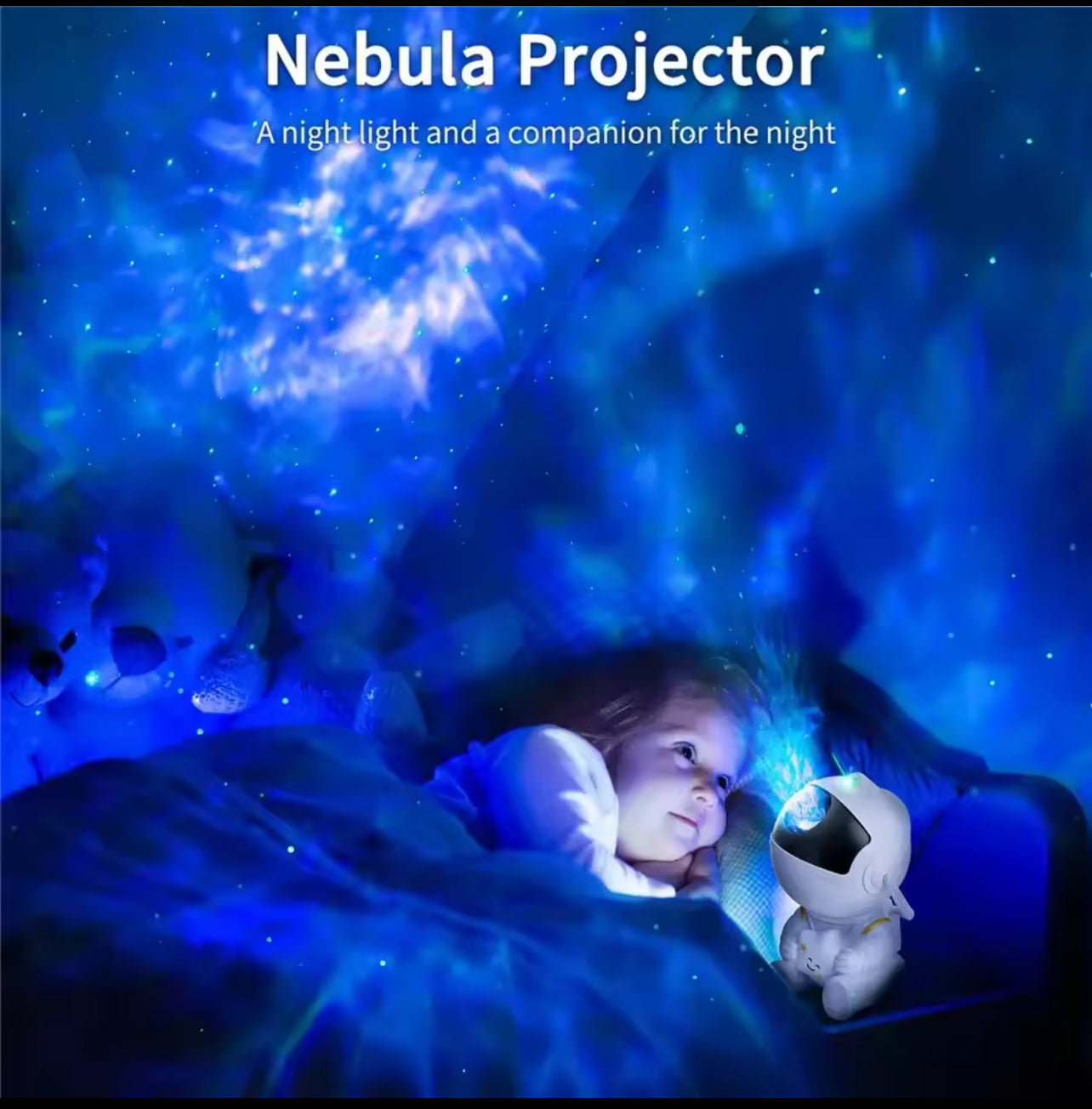 Galaxy Astronaut Space Projection Lamp with Laser Pointer