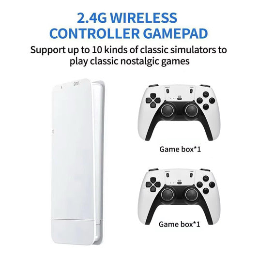 M15 4K HD Retro Game Stick with Dual Wireless Controllers & 20,000+ Games