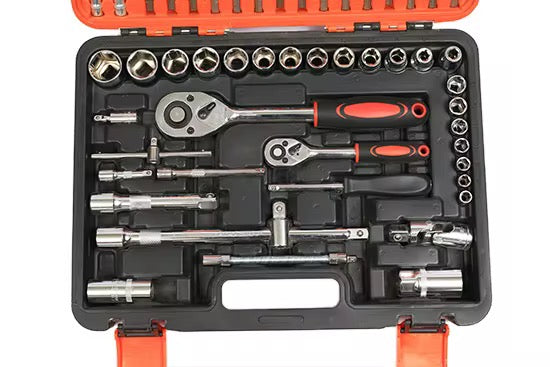 78-Piece CR-V Industrial Socket & Bit Tool Set