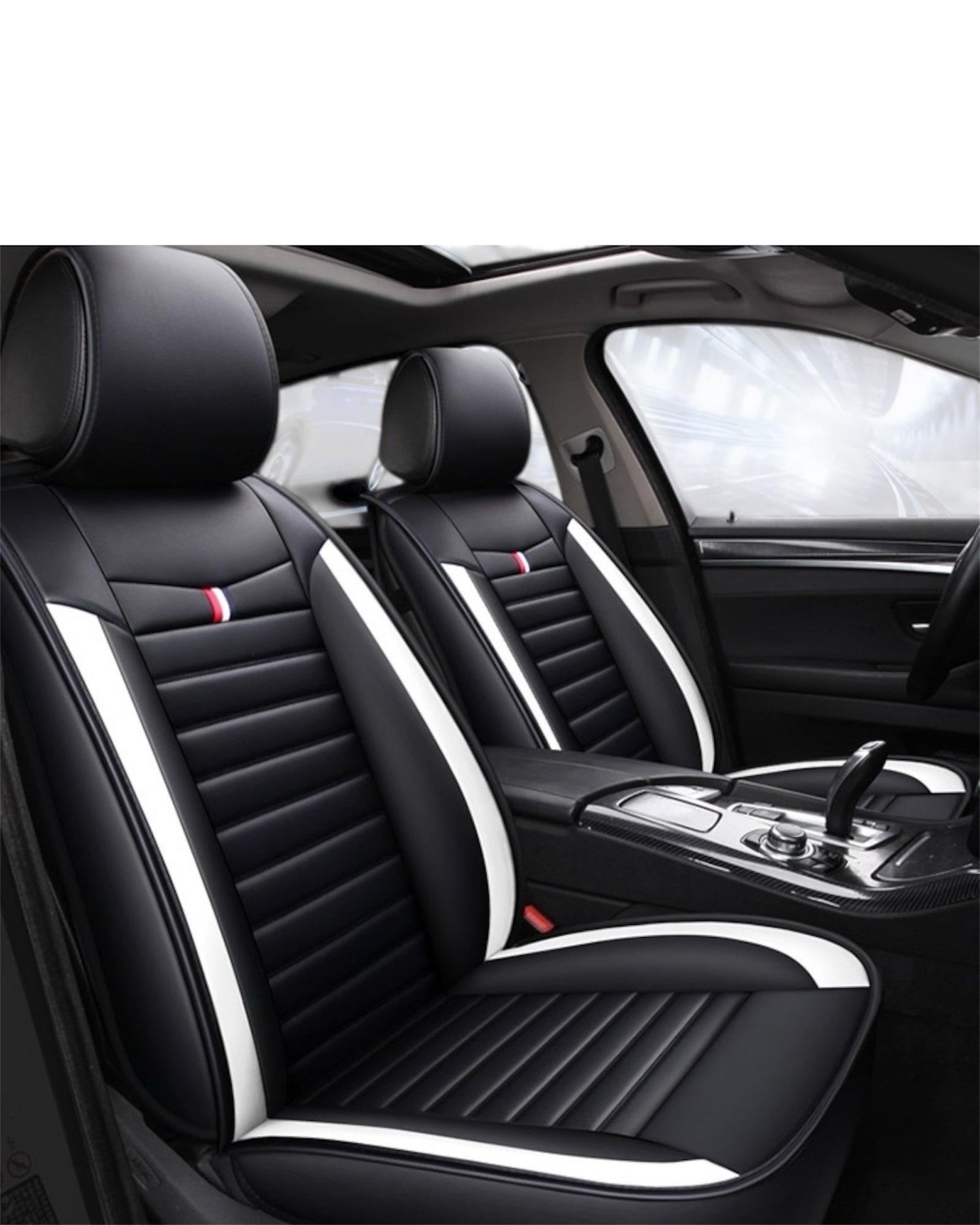 Universal Luxury Car Seat Cover Set – PU Leather, Waterproof, All-Season (9-Piece Set)