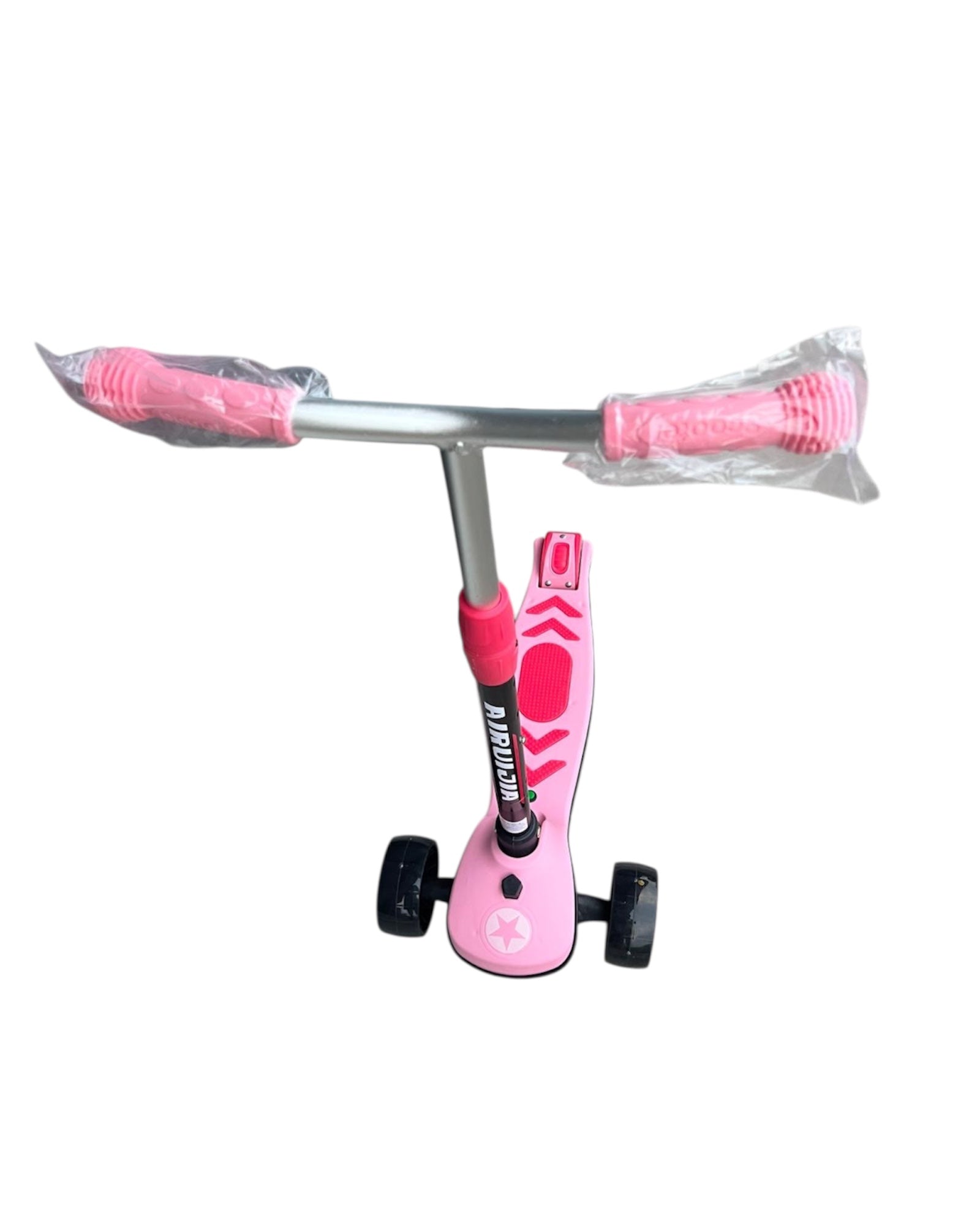 3-Wheel Scooter with Music & Flashing Lights – Adjustable & Safe Ride