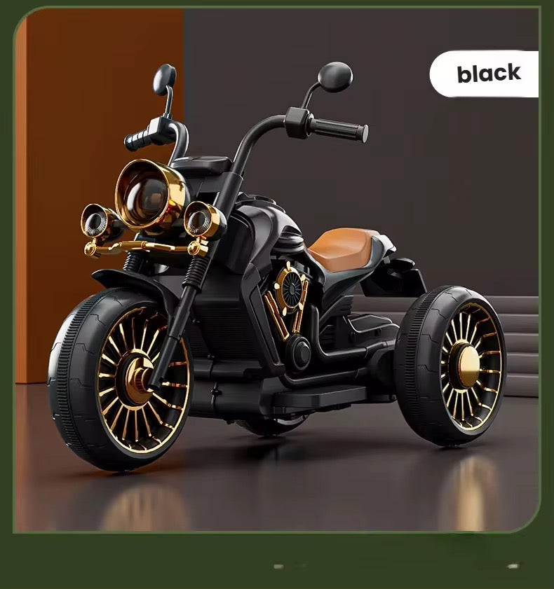 Ride on electric kids bike