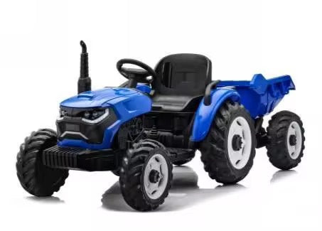 Kids 24V Electric Ride-On Tractor with Trailer
