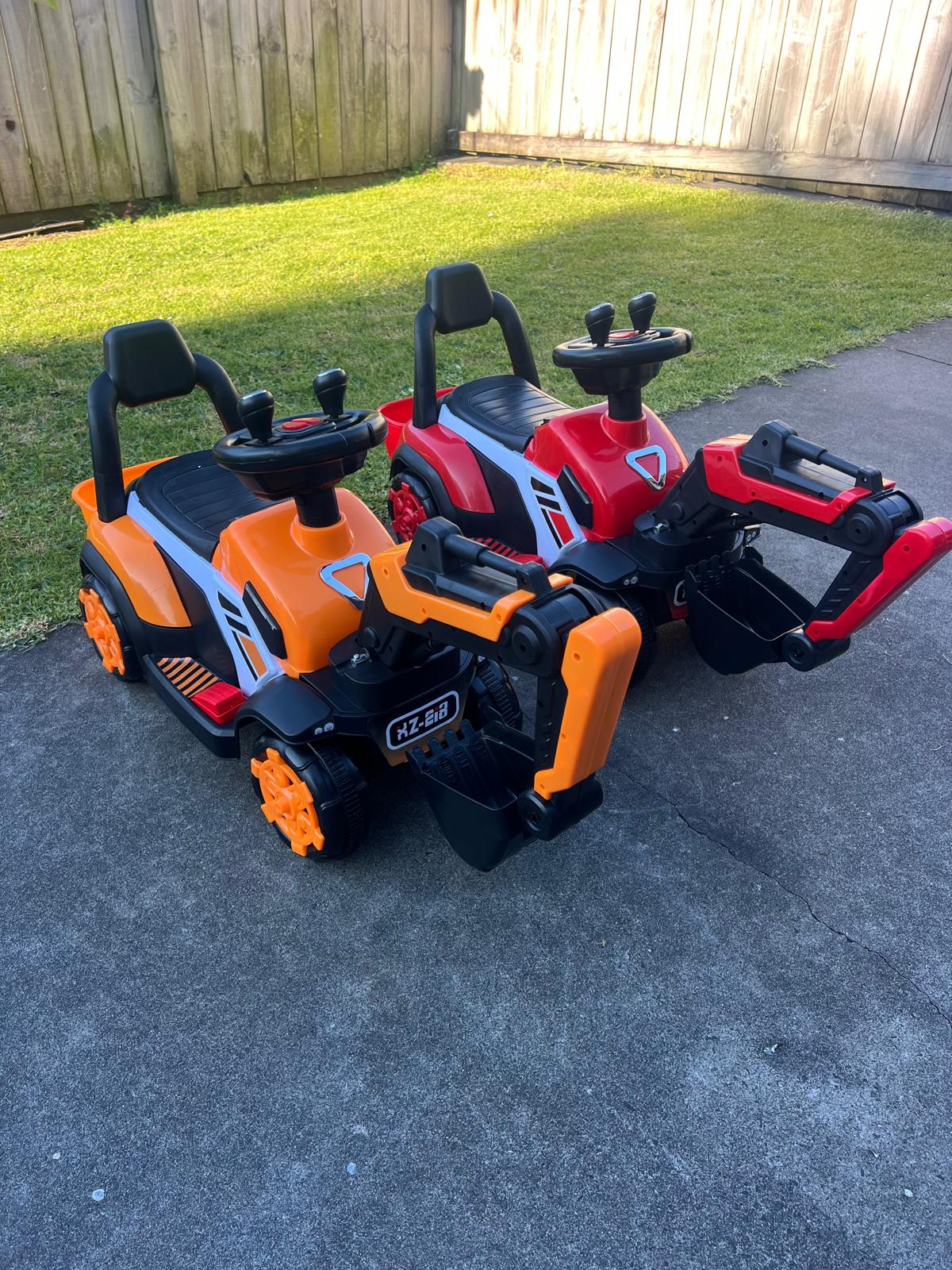 Kids Electric Ride-On Excavator