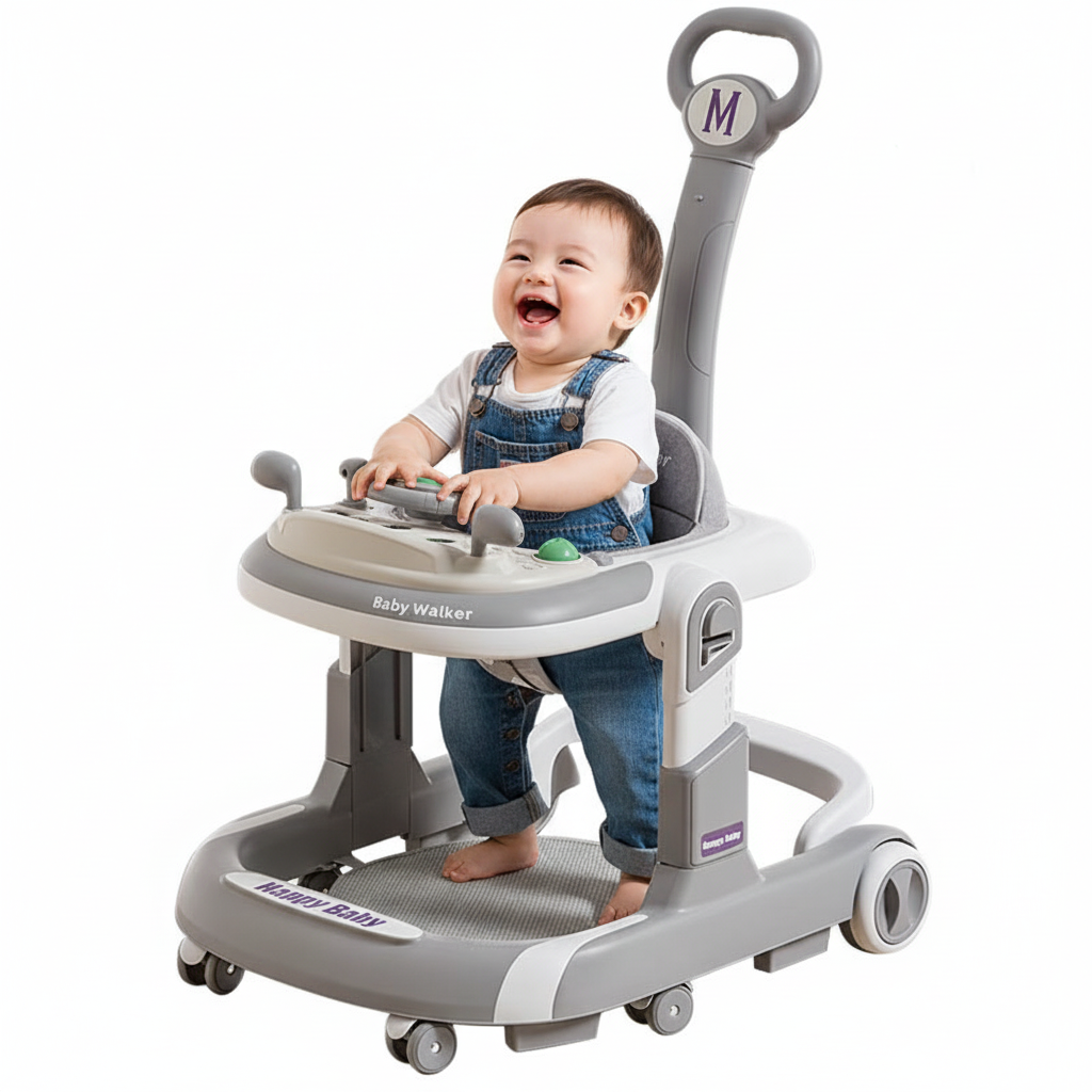 Baby Walker with Music – Learning Stroller, 0–3 Years
