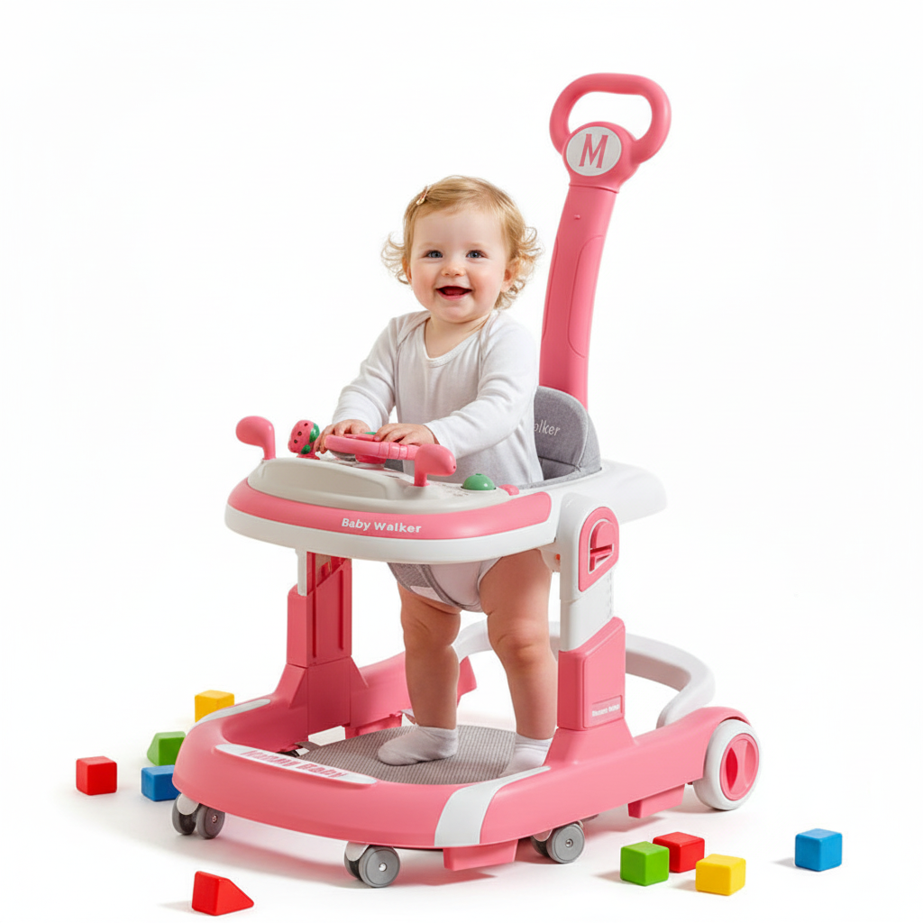 Baby Walker with Music – Learning Stroller, 0–3 Years