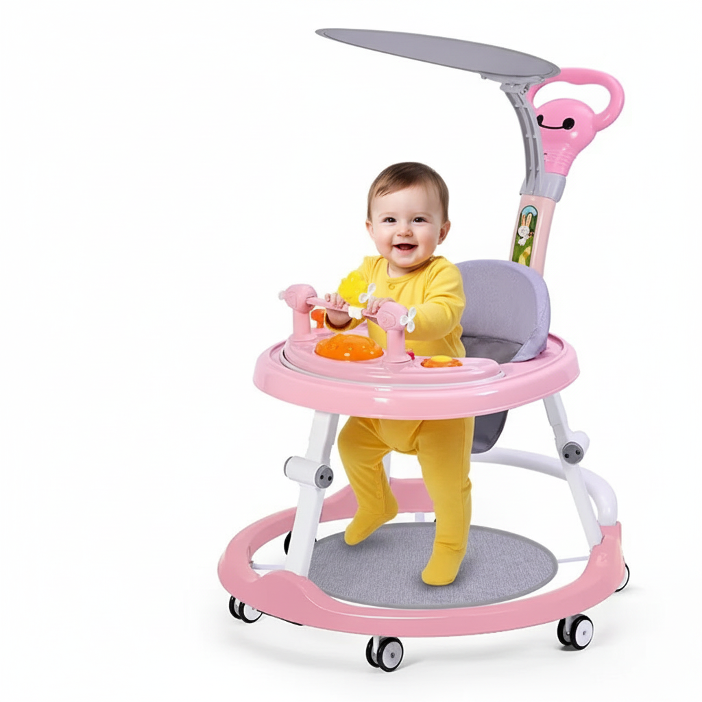 Baby Walker – Foldable, Lightweight, 0–3 Years