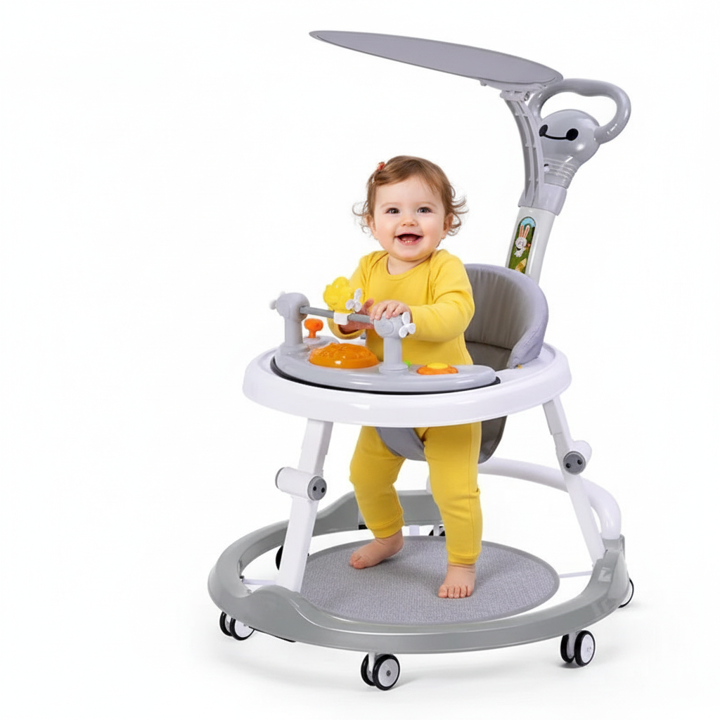 Baby Walker – Foldable, Lightweight, 0–3 Years