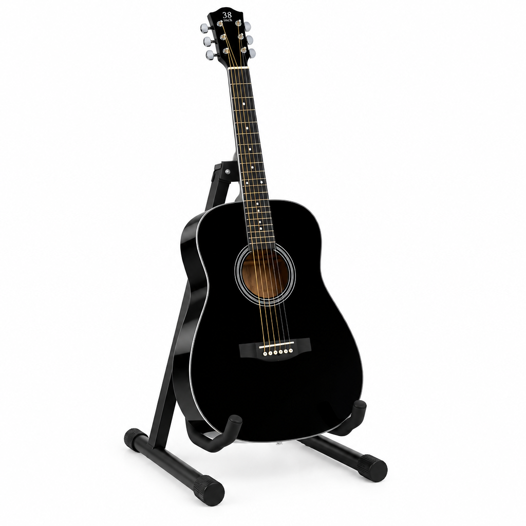 Guitar with stand hero shot