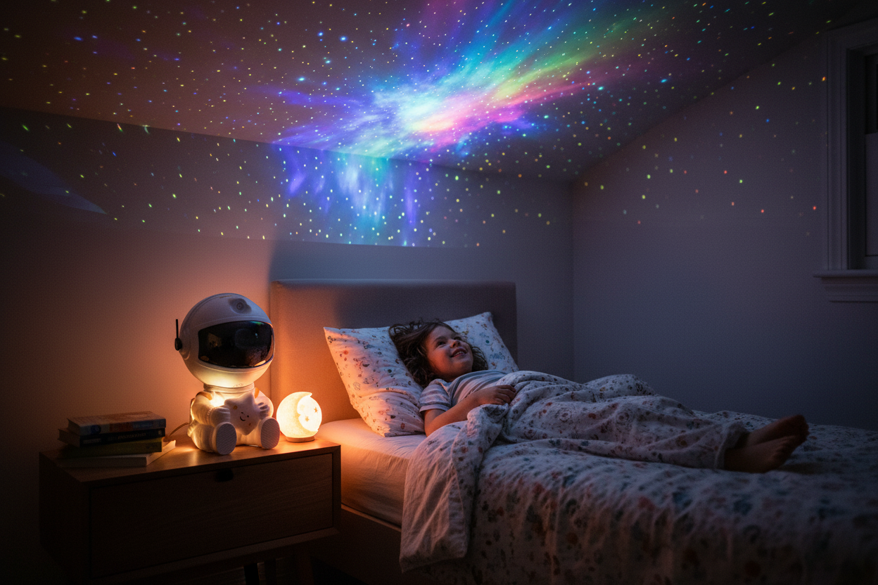 Astronaut Projector - Kids Bedroom Stars on Ceiling