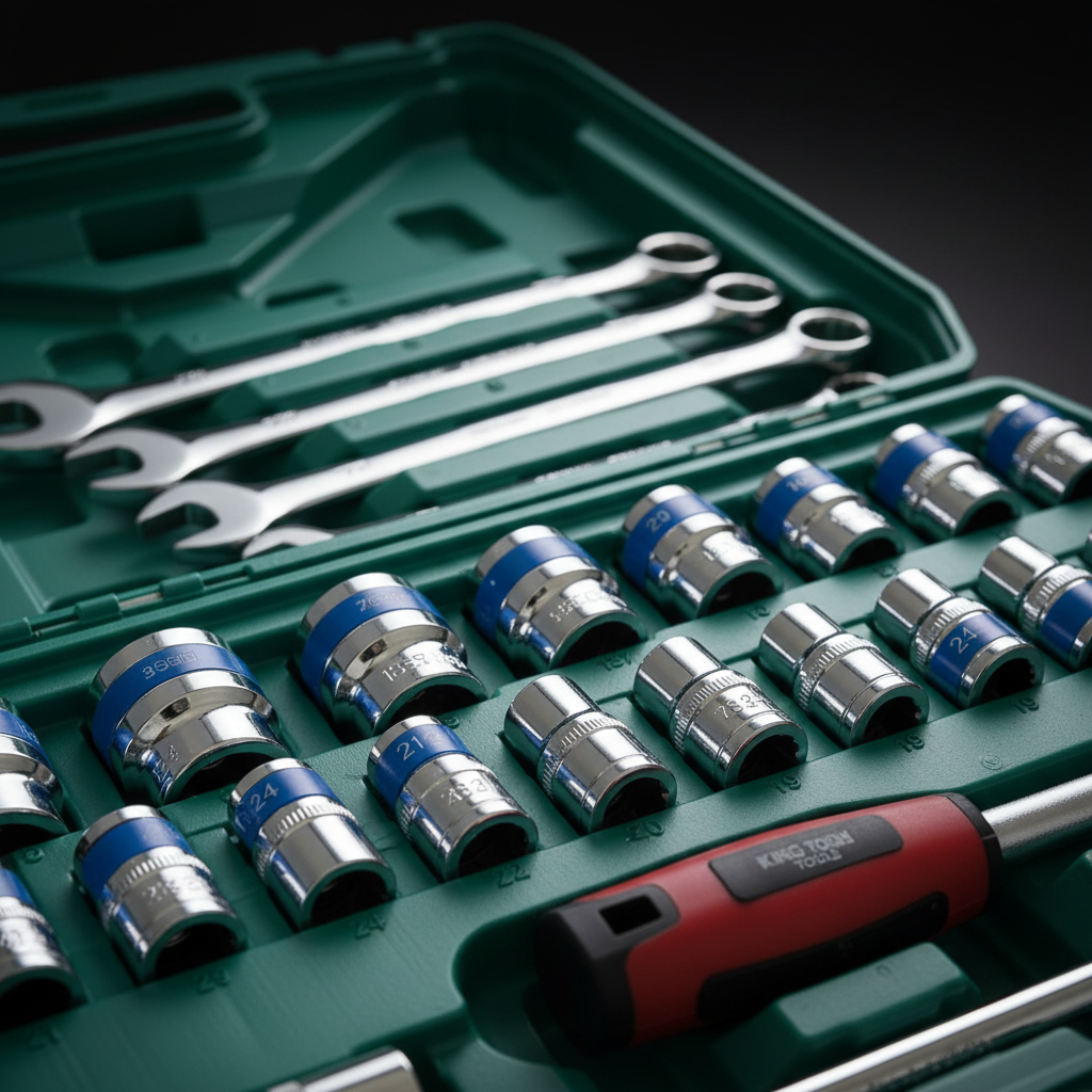 Green Tool Set - Close-up Detail