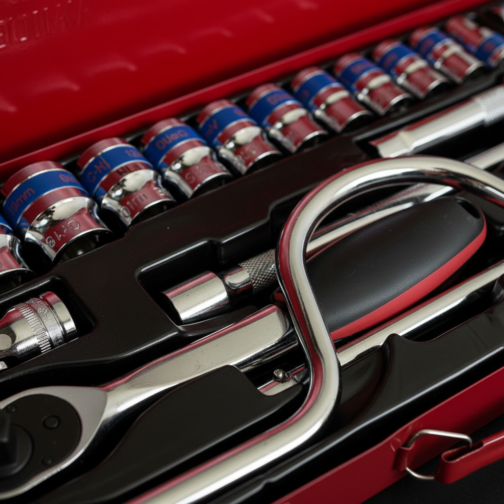 King Tools 24-Piece Socket Set - Detail Shot