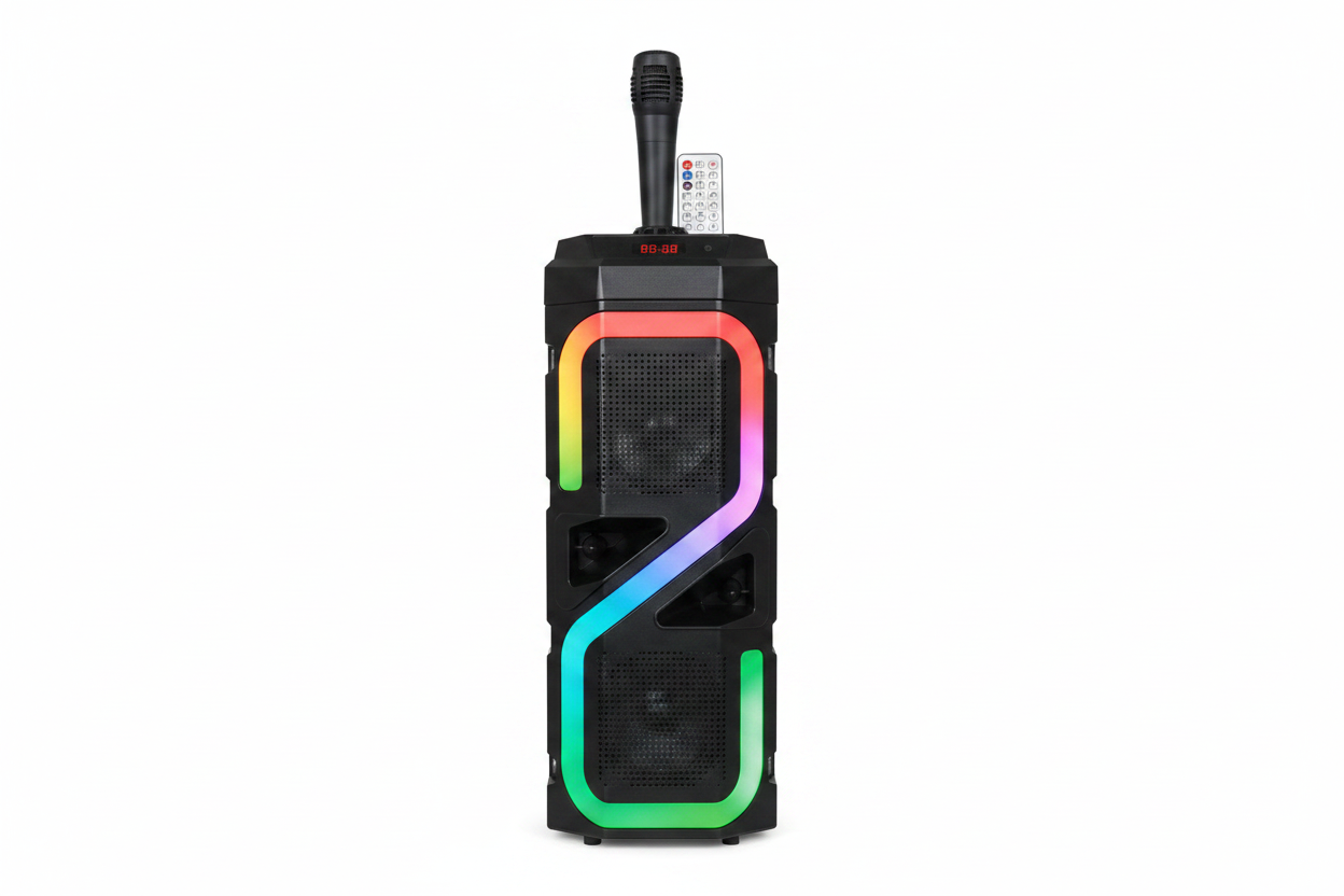 Portable Speaker - Hero Shot RGB Lights
