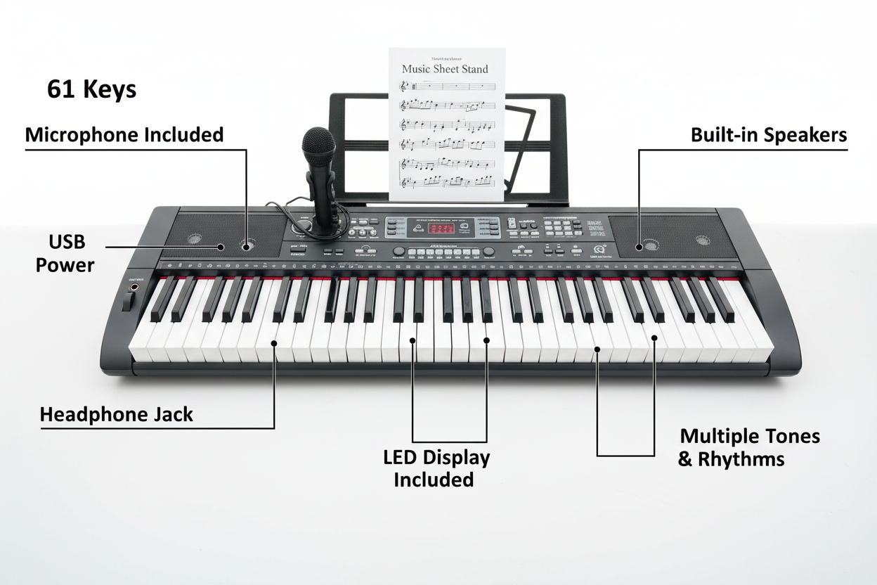 Keyboard - Features Infographic