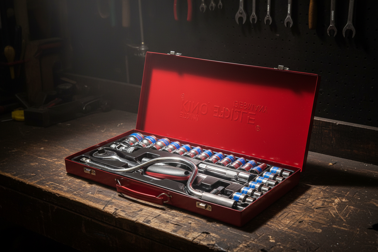 King Tools 24-Piece Socket Set - Workshop