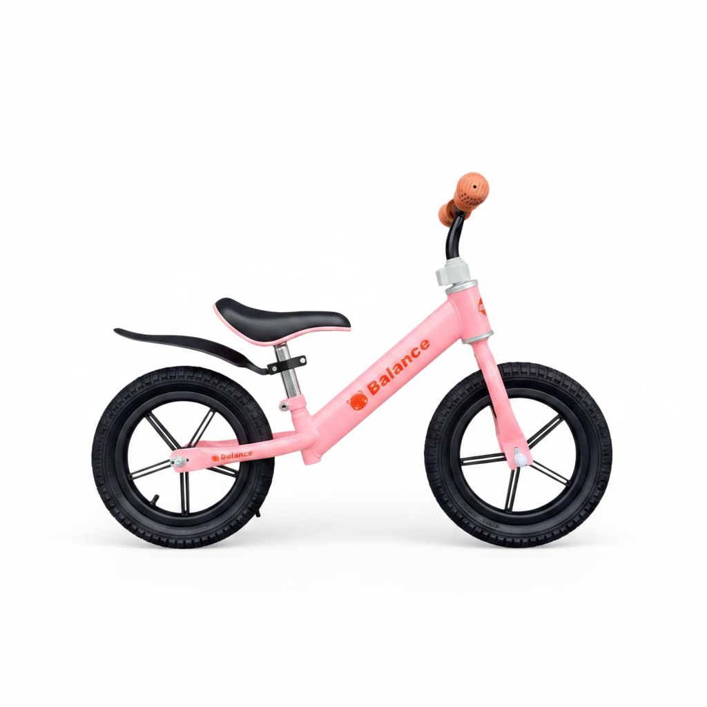 Pink Balance Bike - Clean Product Shot