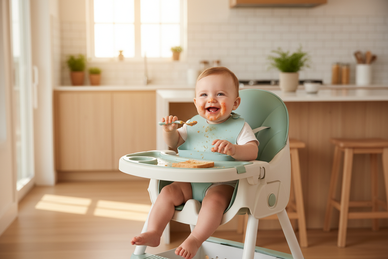 Baby High Chair Green Baby Lifestyle