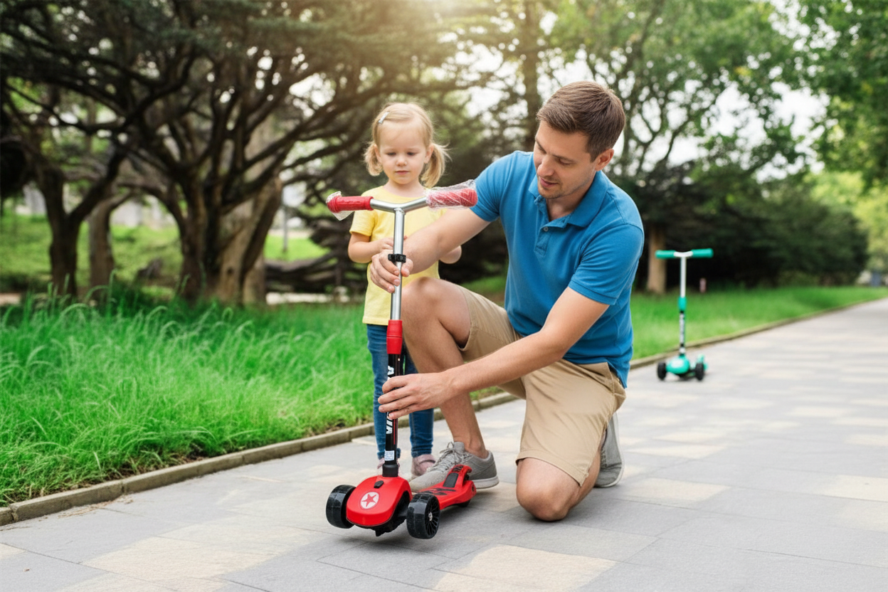 Kids Scooter - Height Adjust Feature