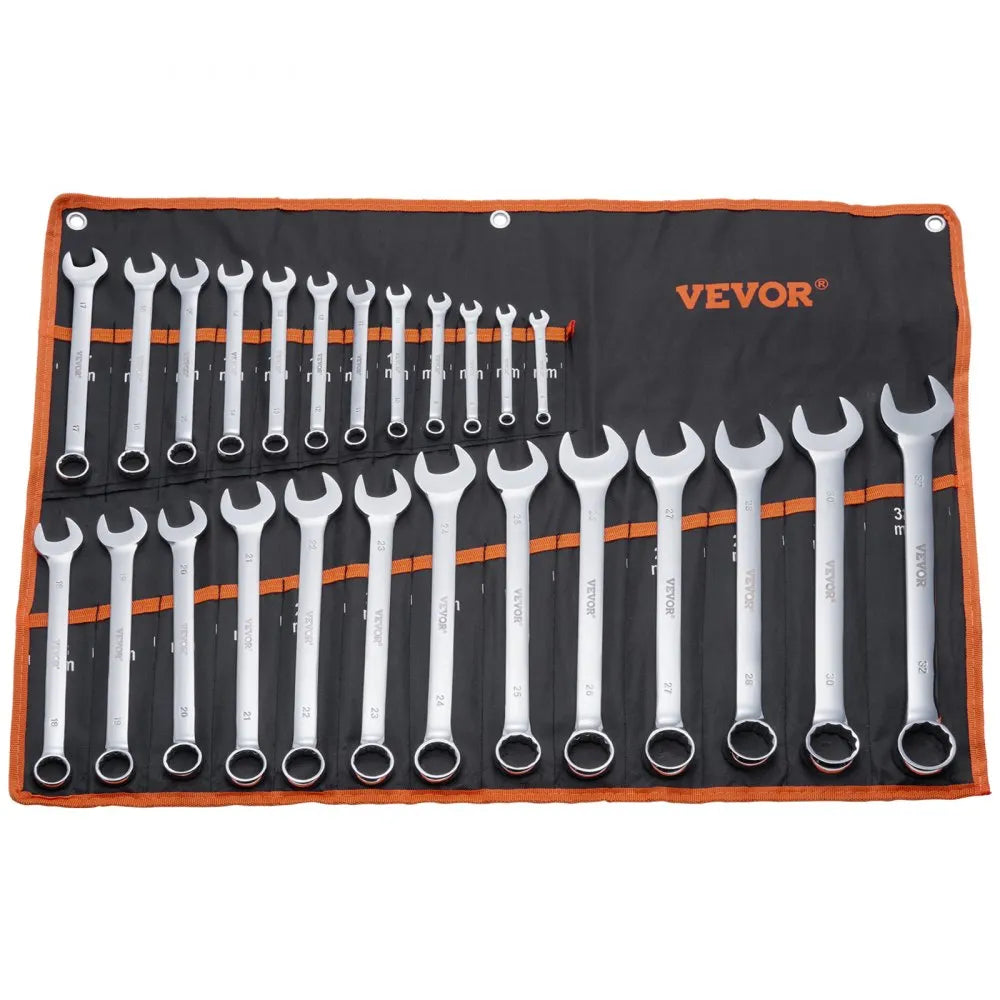 25-Piece Combination Wrench Set (6–32mm)