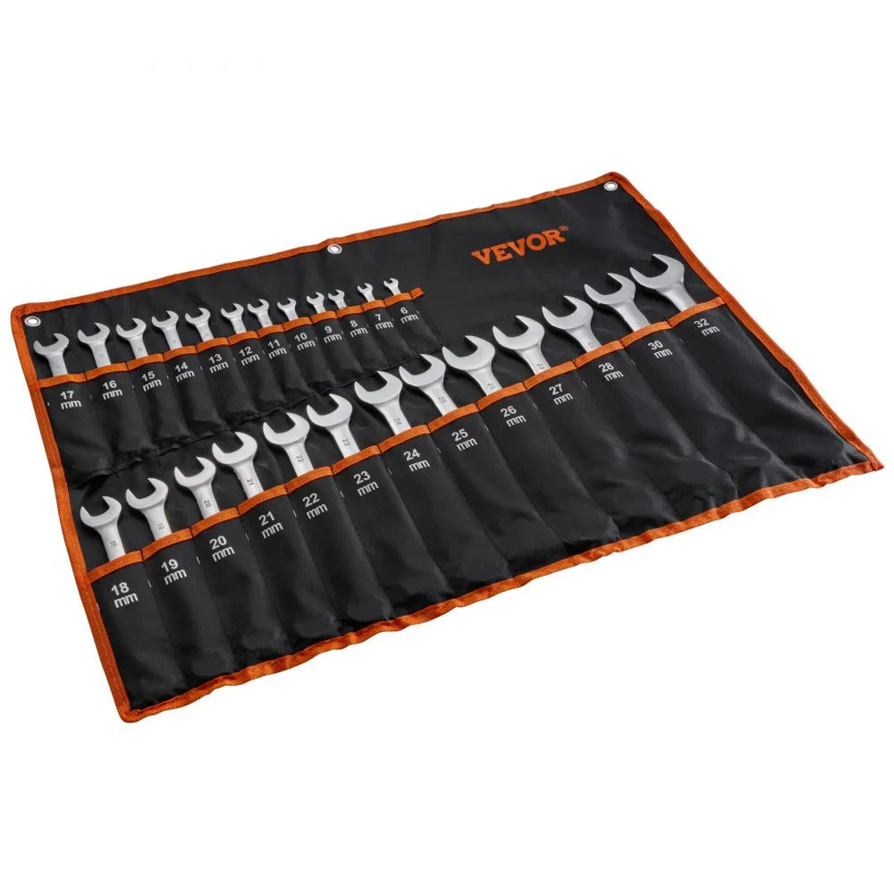 25-Piece Combination Wrench Set (6–32mm)