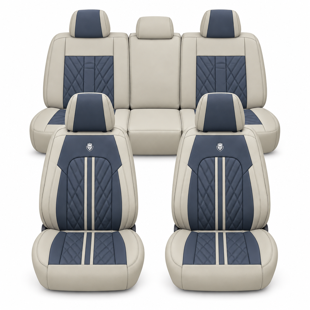 White background te poora car seat cover set